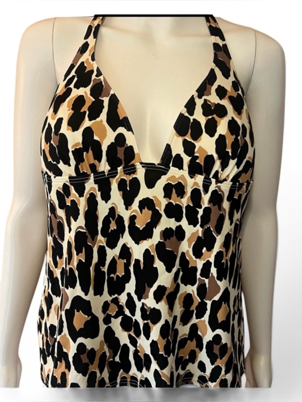 Victoria's Secret Leopard Print Tankini Bathing Suit Top